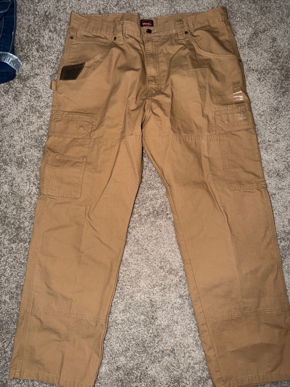 Wrangler Tan Cargo Work Pants